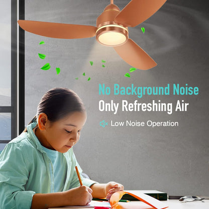 KUHL Luxus C3 1320 mm Stylish 65% Power Saving BLDC Ceiling Fan with Remote | Night & Down Light |29W | BEE 5 Star | Low Noise | IoT Operate via Mobile & Alexa|Reverse Mode |Free Installation |Copper