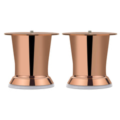 Plantex Heavy Duty 3 Inch Spare Sofa Legs for Bed Furniture/Sofa Legs for Table/Sofa Support Legs Set of 2 Pcs (Rose Gold)-1