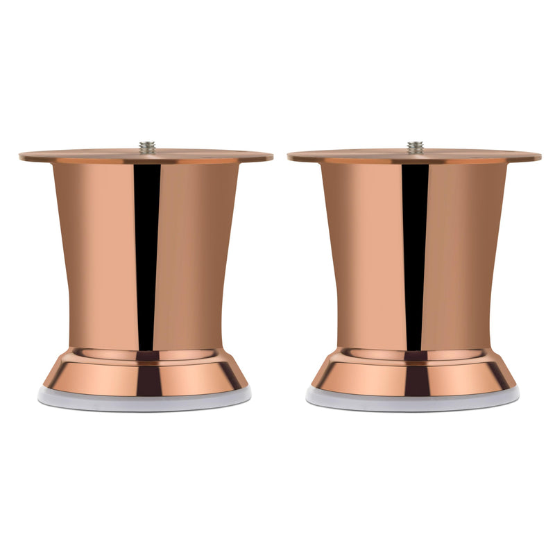 Plantex Heavy Duty 3 Inch Spare Sofa Legs for Bed Furniture/Sofa Legs for Table/Sofa Support Legs Set of 2 Pcs (Rose Gold)-1