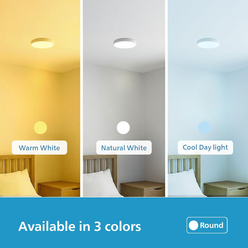 Philips 6W SeamGlow Round LED Surface Downlight