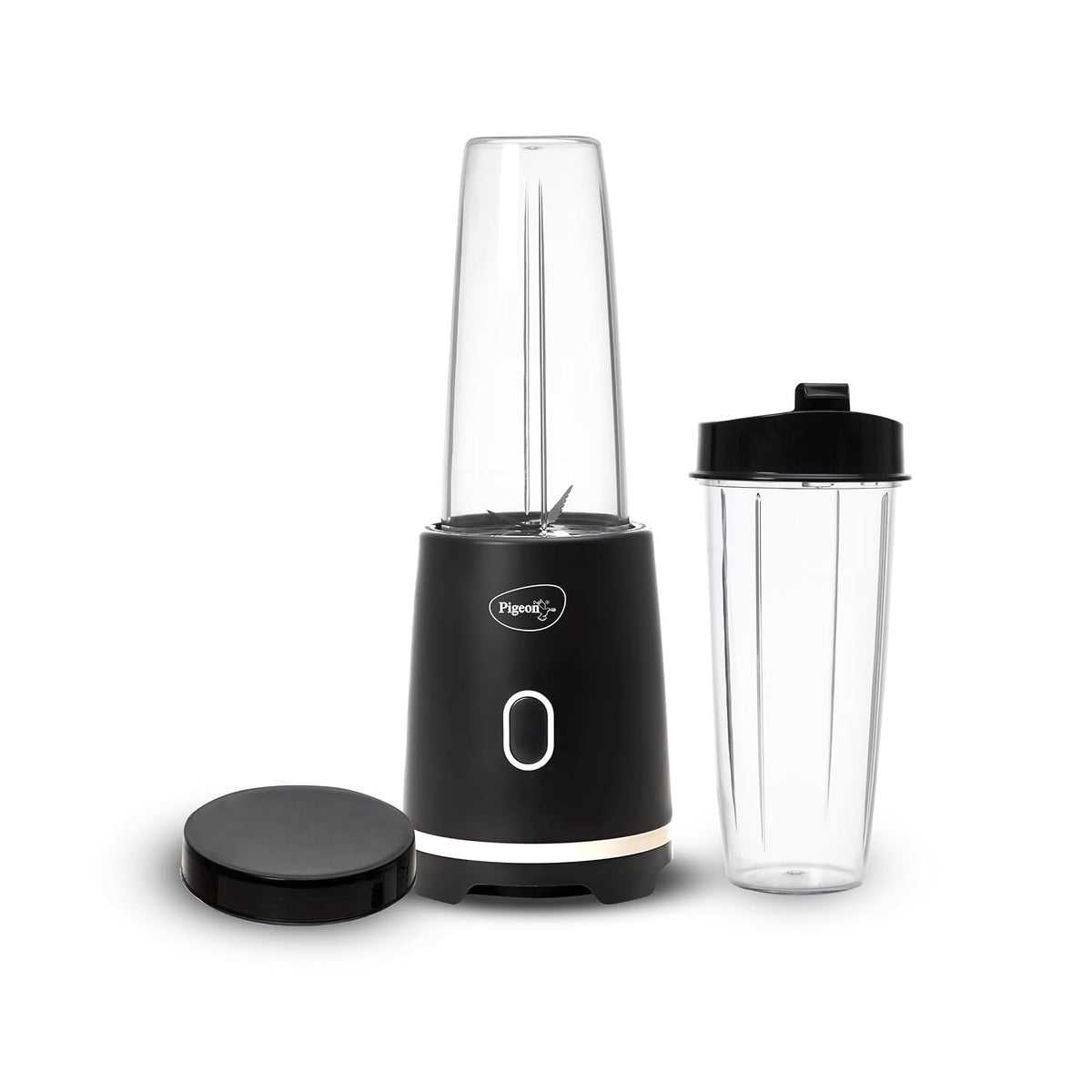 Pigeon by Stovekraft Pure Pro | Grinder Juicer Blender Smoothie Maker All-in-1 Machine | 300 Watt | ‎230 Volts | 2 Jars-