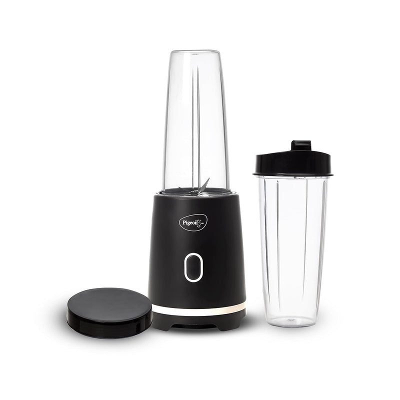Pigeon by Stovekraft Pure Pro | Grinder Juicer Blender Smoothie Maker All-in-1 Machine | 300 Watt | ‎230 Volts | 2 Jars-