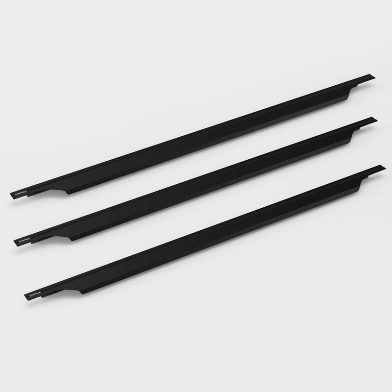 Plantex Profile Handle for Kitchen Cabinet/34 Inch Aluminium Drawer Profile Handle/Wardrobe Pull Handle for Home/Office/Hotel - Pack of 3 (Black) (Model APS-PF-1003)-1