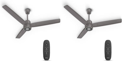 Havells FAB BLDC ULED Ceiling Fan 1200mm, 5 star, LED Speed Indicator, 380 RPM, Up to 65% Savings,Reverse Rotation,4 Speed Modes,Low Wattage 30W, Low Noise,Air Flow:225 CMM, 3 Year Warranty,Stone Grey