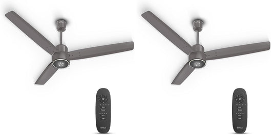 Havells FAB BLDC ULED Ceiling Fan 1200mm, 5 star, LED Speed Indicator, 380 RPM, Up to 65% Savings,Reverse Rotation,4 Speed Modes,Low Wattage 30W, Low Noise,Air Flow:225 CMM, 3 Year Warranty,Stone Grey