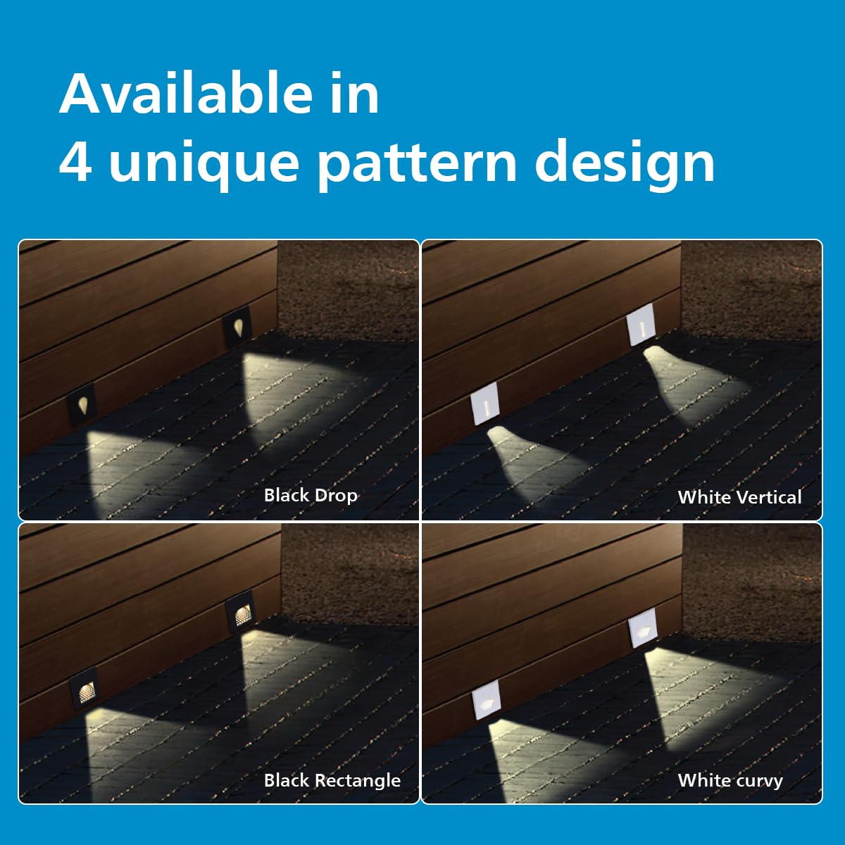 Philips 3W StepShine LED Step Light for Indoor & Outdoor Use