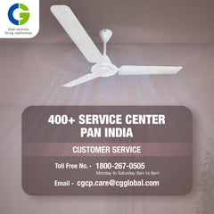 CG Sahajair 1200 mm High Speed Ceiling Fan (Opal White)-6