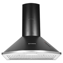Faber 90 cm 1000 m³/hr Pyramid Kitchen Chimney | 3 Baffle Filters |12 years warranty on Motor|Motor- 240 Watt [HOOD CLASS PRO PB BK 90,Black]