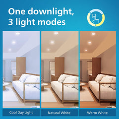 Philips 6W AstraGlow 3in1 LED Downlight