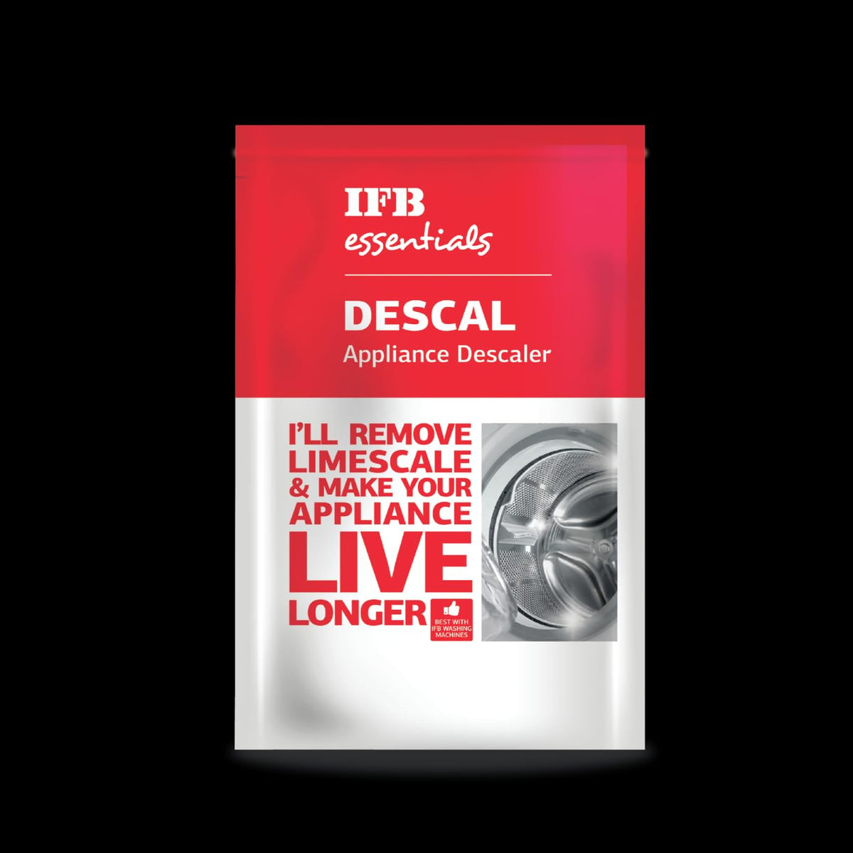 IFB Descale Powder For Washing Machine Drum Cleaner 100g