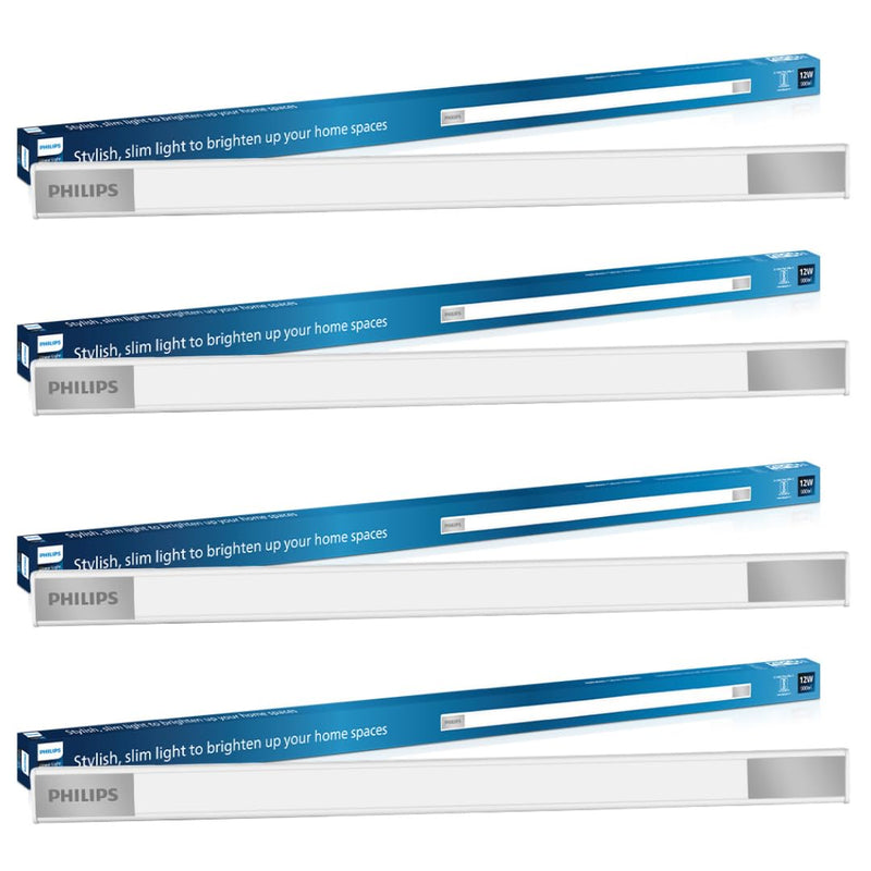 Philips Space Glow 2ft LED Linear Cabinet Tubelight Light (Pack of 4)