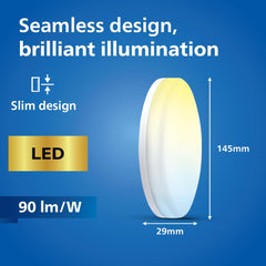 Philips 12W 3in1 AstraGlow Round Surface LED Panel Light
