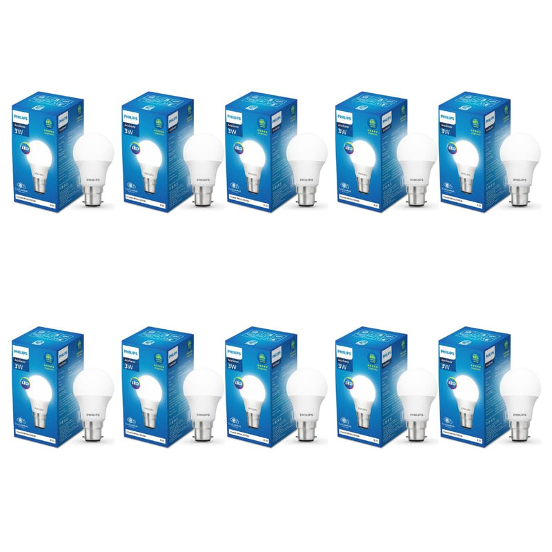 Philips 3-watt LED Bulb - AceSaver LED Bulb (Pack of 10)