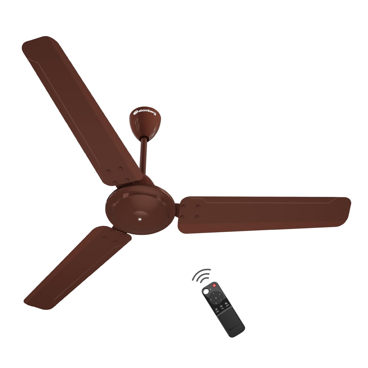atomberg Ameza 1200mm Timeless BLDC Ceiling Fan with Remote|BEE 5 star|High Air Delivery|LED Speed Indicator|Low Noise|Timeless Design with Power Saving|2 Year Warranty|Gloss Black