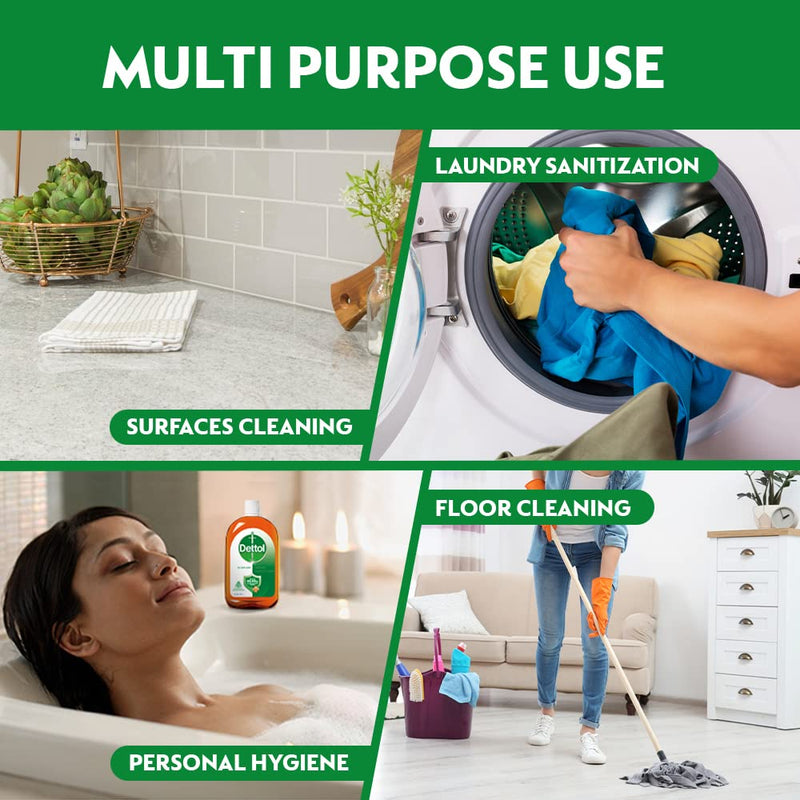 Dettol Antiseptic Liquid for First Aid , Surface Disinfection and Personal Hygiene , 1000ml