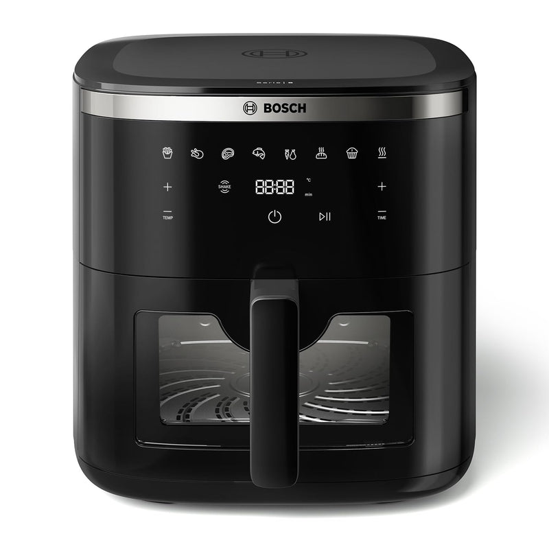Bosch CrispMaxx Digital Air Fryer XL 7.2L with Baking Tray | Illuminated Viewing Window |1800w| Touch Panel | 7 Preset M
