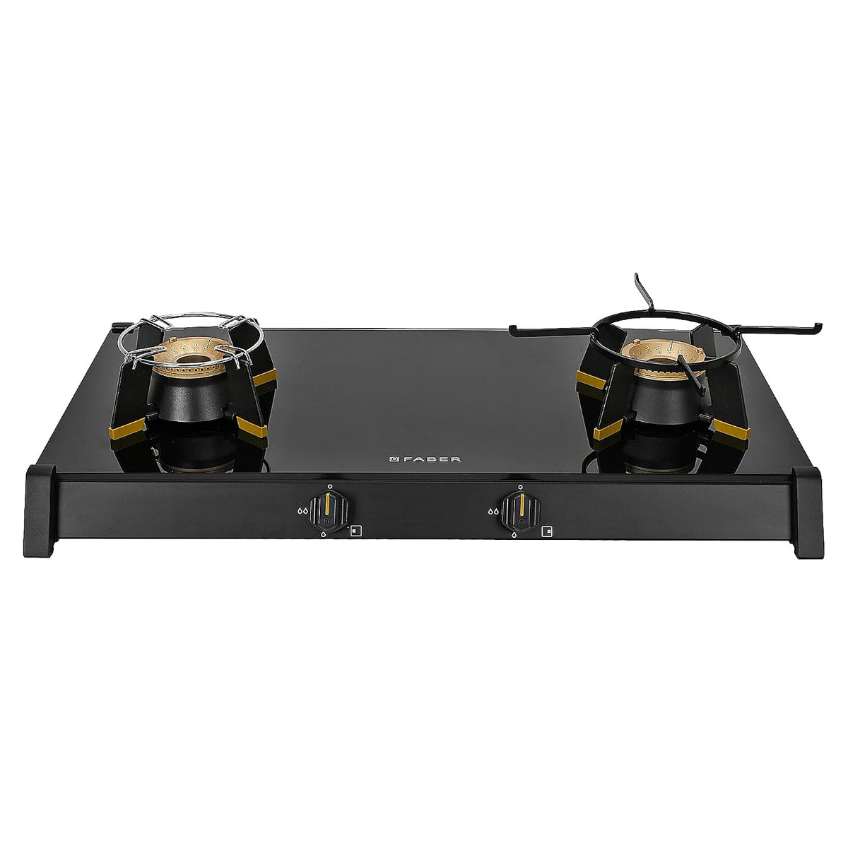 Faber Liftable Burners Freestanding Cooktop | Genius 752 Bk | 75Cm Width | Brass Burners | Manual Ignition | Abs Knobs |