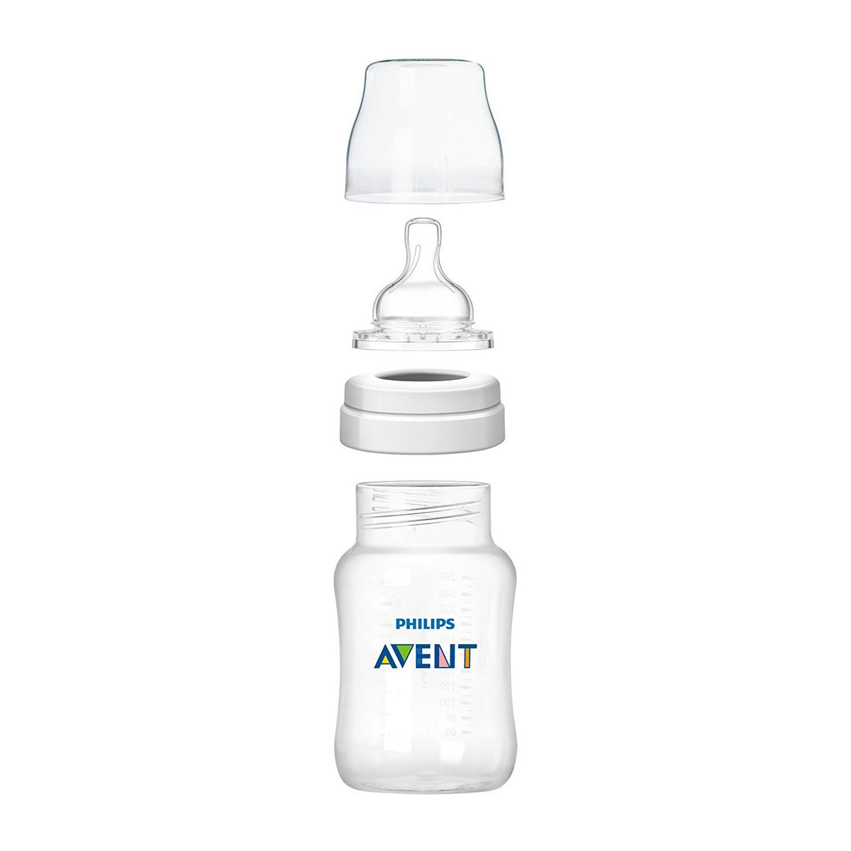 Philips Avent 125ml Classic Plus Feeding Bottle (Twin Pack), White Colour