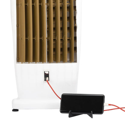 HANBAO Dual USB Charging Port High-Speed TOWER FAN, TOP safety motor, 3 Speed - 4 Way Air Deflection, High Air delivery @ 2250 m3/hr, Hi-speed & powerful, GOLD PRO 18 months Warranty