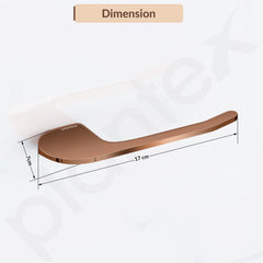 Plantex Smero Pure Brass Toilet Paper Holder/Toilet Paper Roll Holder/Tissue Paper Roll Holder for Bathroom - Smart (PVD Rose Gold)-5