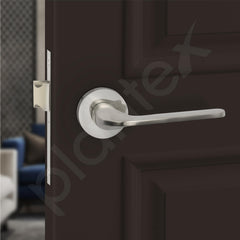Plantex Brass Pearl Mortice Door Lock for Balcony and Bathroom Door Lock/Keyless Handle Set with Baby Latch (7060 - Matt Finish)-6