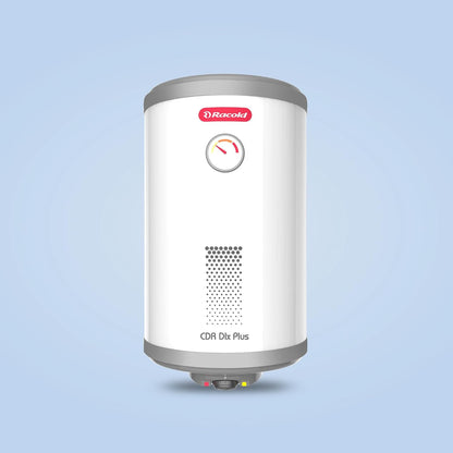 Racold CDR DLX Plus 35L Vertical Energy Efficient Storage Water Heater(Geyser) with Free Standard Installation & Pipes | Temperature Display | Temperature Knob | Titanium Enameled Coating