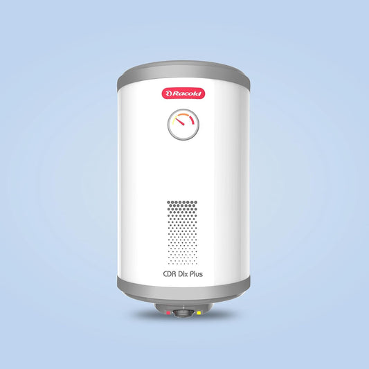 Racold CDR DLX Plus 35L Vertical Energy Efficient Storage Water Heater(Geyser) with Free Standard Installation & Pipes | Temperature Display | Temperature Knob | Titanium Enameled Coating