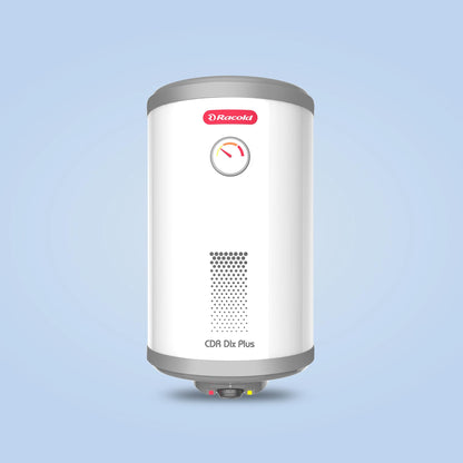 Racold CDR DLX Plus 35L Vertical Energy Efficient Storage Water Heater(Geyser) with Free Standard Installation & Pipes | Temperature Display | Temperature Knob | Titanium Enameled Coating