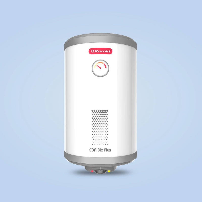 Racold CDR DLX Plus 35L Vertical Energy Efficient Storage Water Heater(Geyser) with Free Standard Installation & Pipes | Temperature Display | Temperature Knob | Titanium Enameled Coating