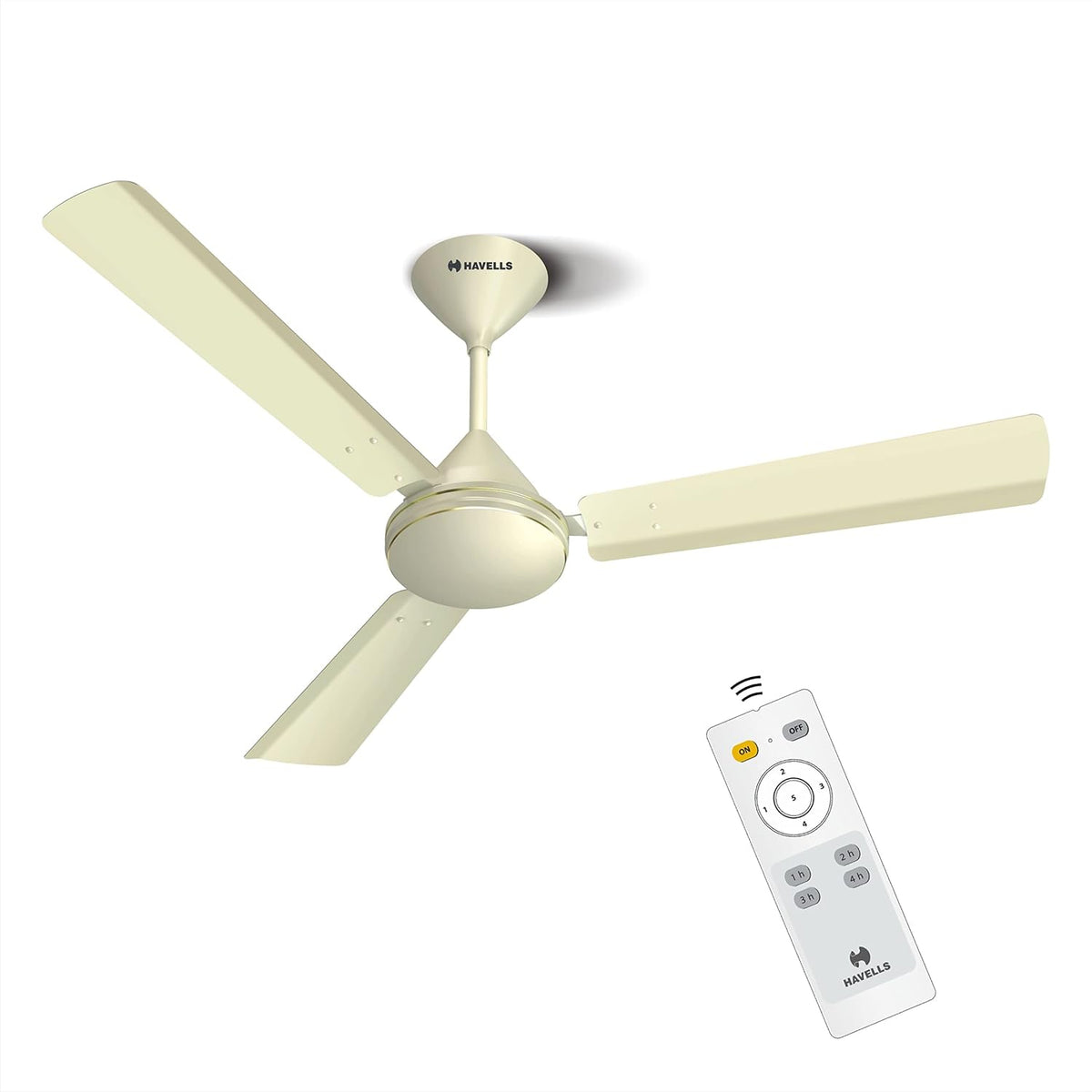 Havells Efficiencia Prime BLDC 1200 mm Ceiling Fan with Remote | 5 Star (Bianco)-1
