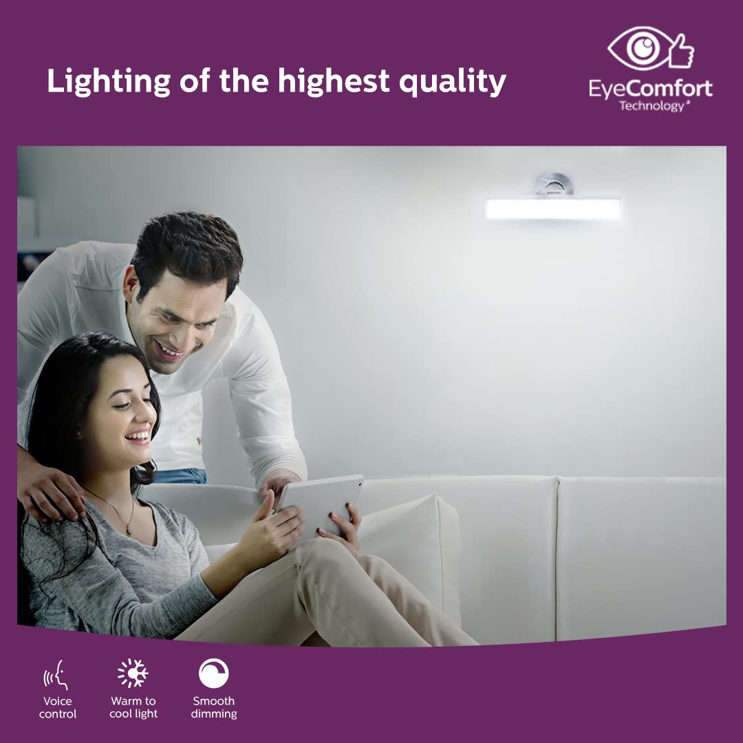 Philips WiZ 10W B22 Wi-Fi & Bluetooth LED Smart T-Bulb with Music Sync