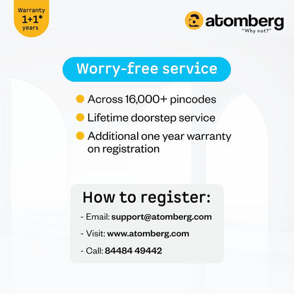 atomberg Studio+ Exhaust Fan 150mm (6 Inches) | BLDC Motor | 6.8W| Low Noise | 2000 RPM| Ideal for Bathroom,Kitchen | Easy to Clean | Installation-Round Cut (153mm) | 2 Years Warranty | (Gloss White)