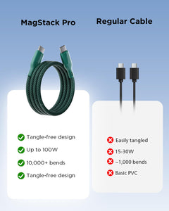 Philips 100W Magnetic Type C to Type C Fast Charging Cable (B0FMJ78RGZ)