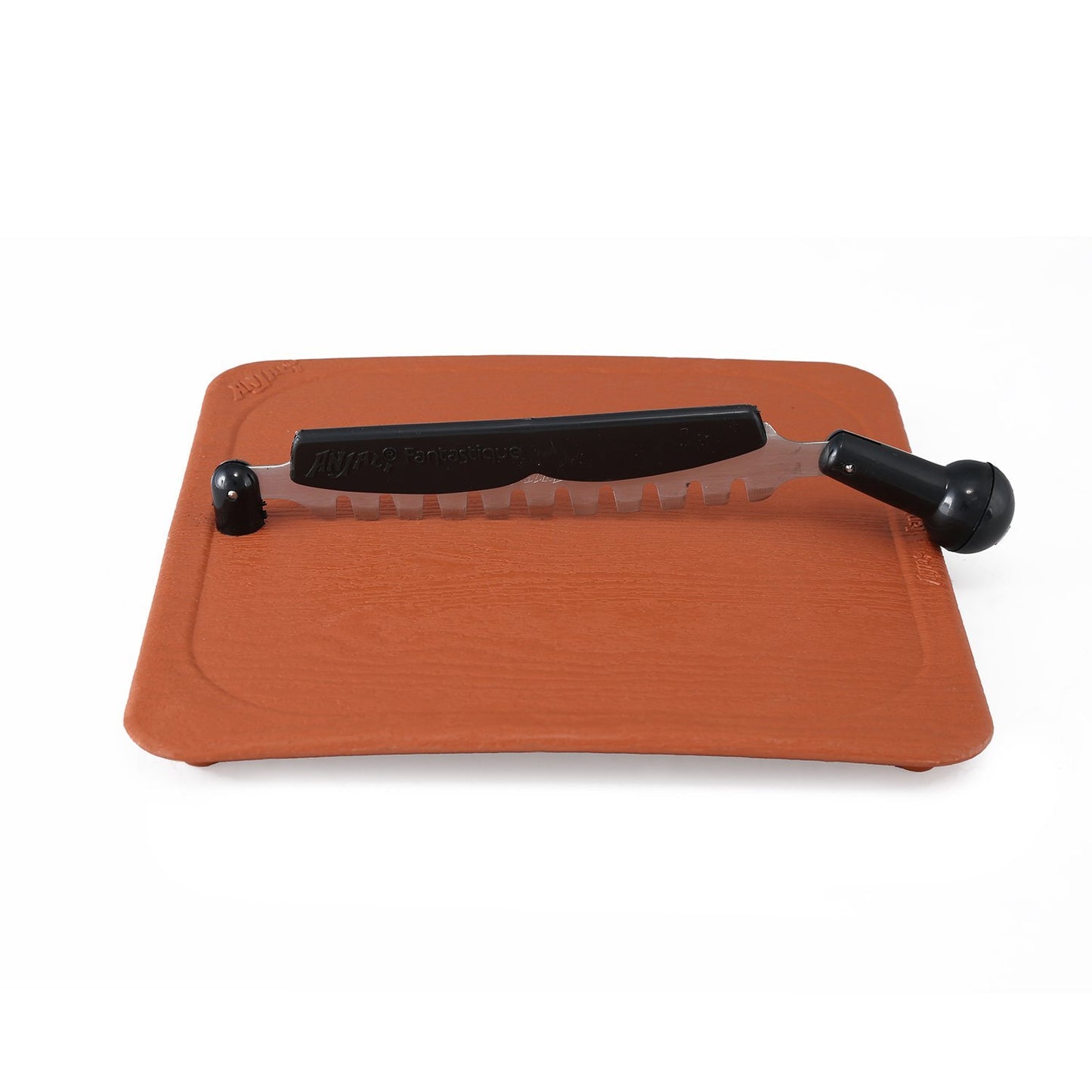 Anjali - FC02 Deluxe Fantastique Plastic Vegetable and Fruit Cutter (Brown, Silver, Small)