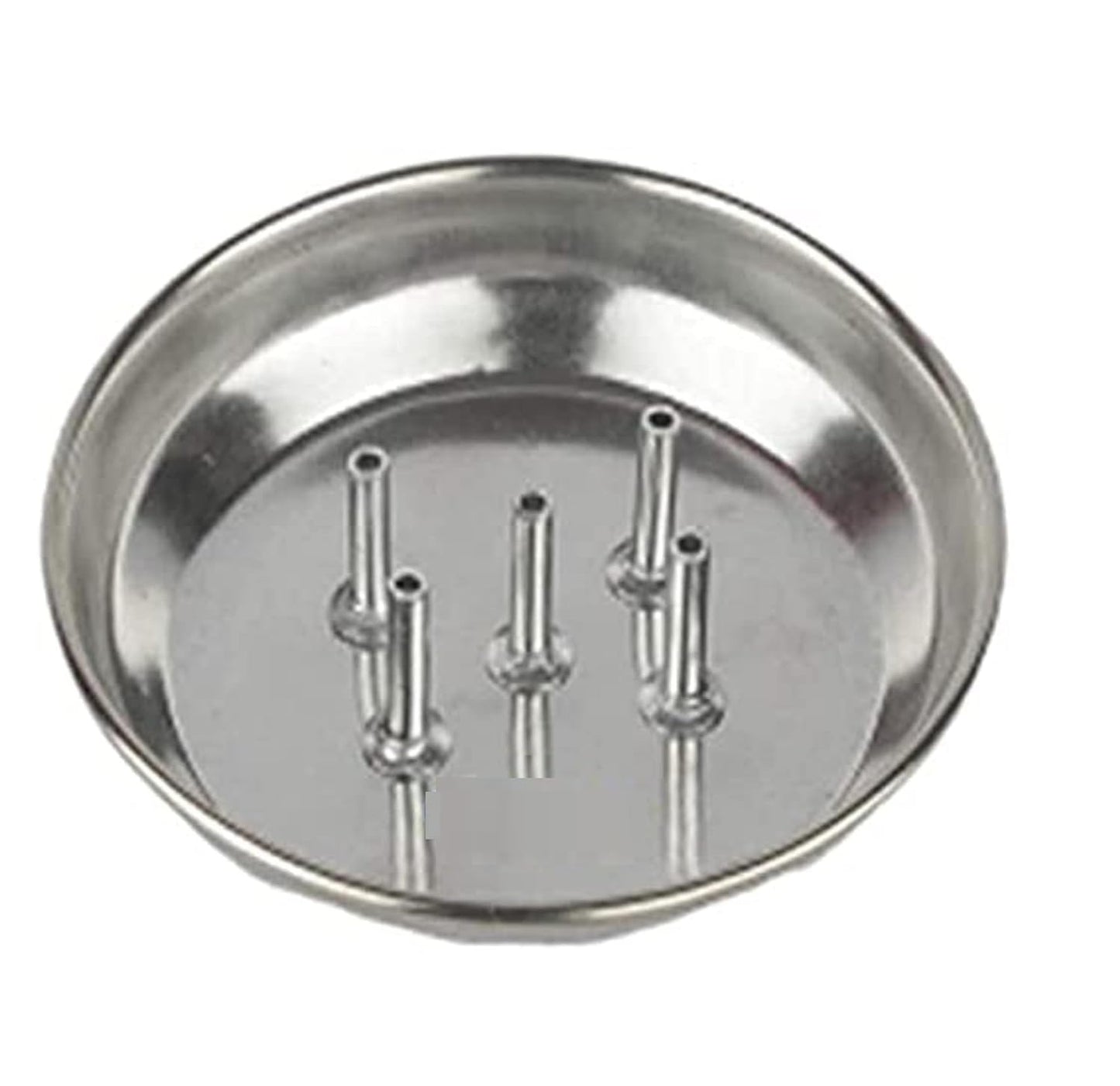 Dynore Stainless Steel Agarbatti Stand with Plate/Incense Stick Holder for Home Set of 1