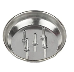Dynore Stainless Steel Agarbatti Stand with Plate/Incense Stick Holder for Home Set of 1