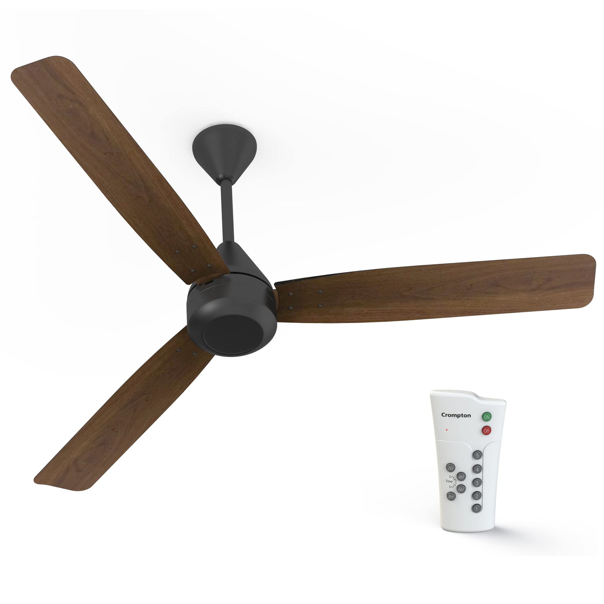 Crompton Energion Groove 1200mm (48 inch) Ceiling Fan (Opal White), Pack of 1, (5 Years Warranty)