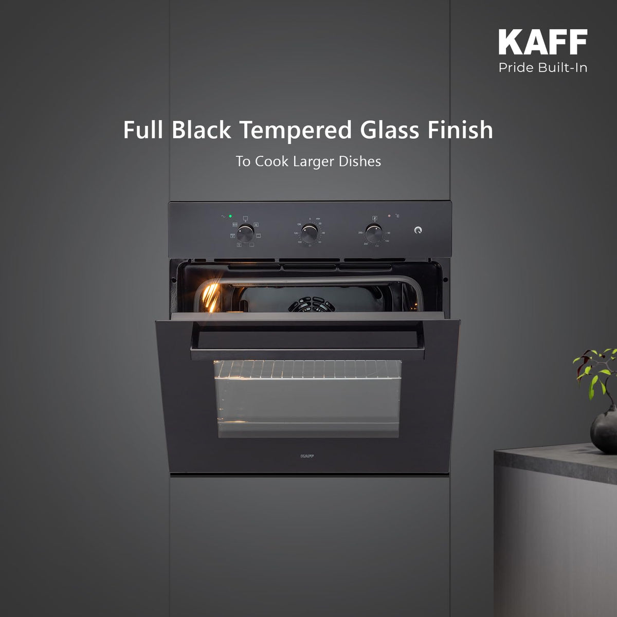 Kaff OV 83 ML7 Multi-Function Built-in Microwave Oven 83 L | Eco Mode, Microwave, Grill, Convection & Combination Mode |