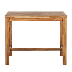 2 Seater Bar Table Only | Bar Table for Home | sheeshamWood, Natural Brown