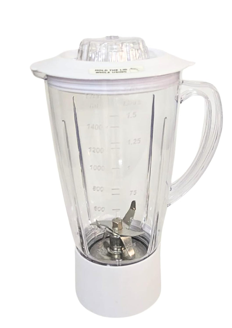 Frootmix Blender Jar 1750 ml - Plastic (Transparent) | Compatible with Sujata Mixer Grinder