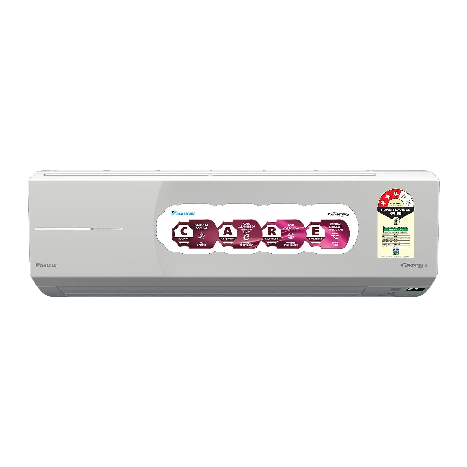 Daikin 1.5 Ton 3 Star Inverter Split AC (Copper, PM2.5 Filter, FTKL50XV16, White)
