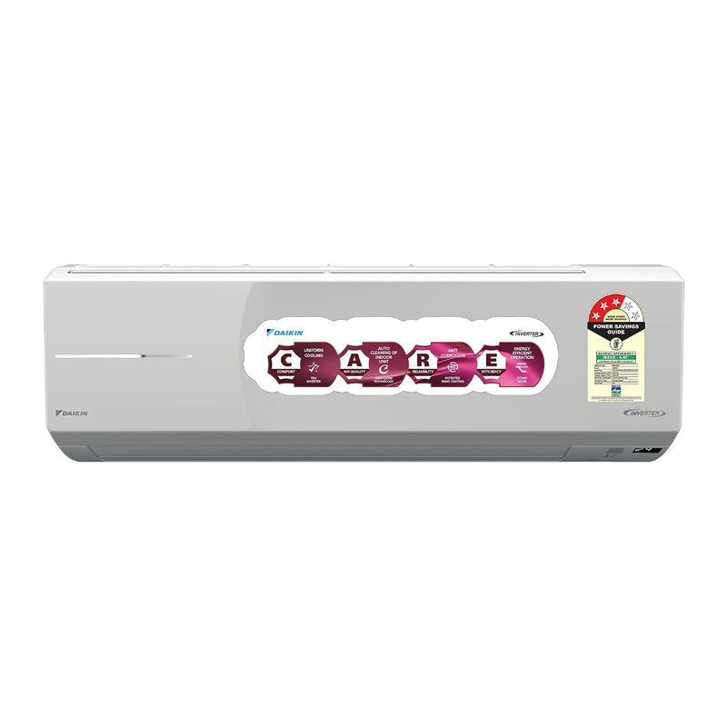 Daikin 1.5 Ton 3 Star Inverter Split AC (Copper, PM2.5 Filter, FTKL50XV16, White)