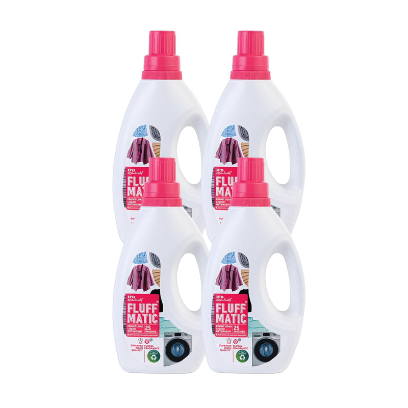 IFB Essentials Fluff Matic Front Load Liquid Detergent 880 ml (Pack of 10)