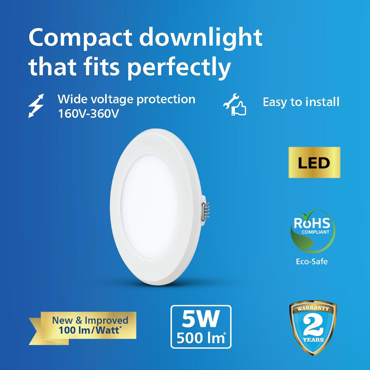 Philips 7W LED Downlighter