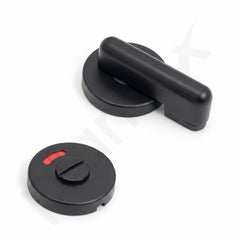 Plantex Bathroom Indicator Lock/Stainless Steel Indicator Deadbolt for Home/Toilet Partition Door Lock/Round Indicator Bolt Bathroom - Pack of 1 (Black)-6