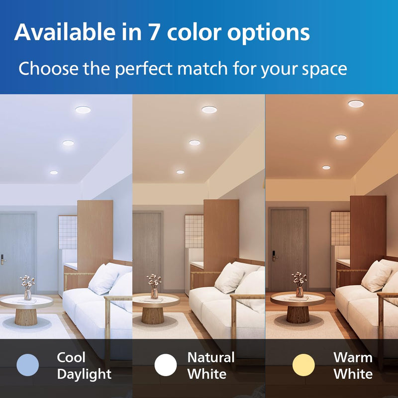 Philips 3 Watt Starfit 2 inch Concealed JB Ceiling Light (Pack of 6)