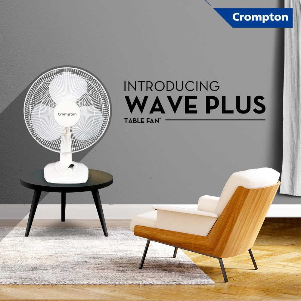 Crompton Wave Plus 400 mm Table Fan-2