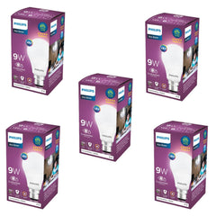 Philips 9W B22 LED Cool Day Light Bulb, Pack of 5 (Ace Saver)