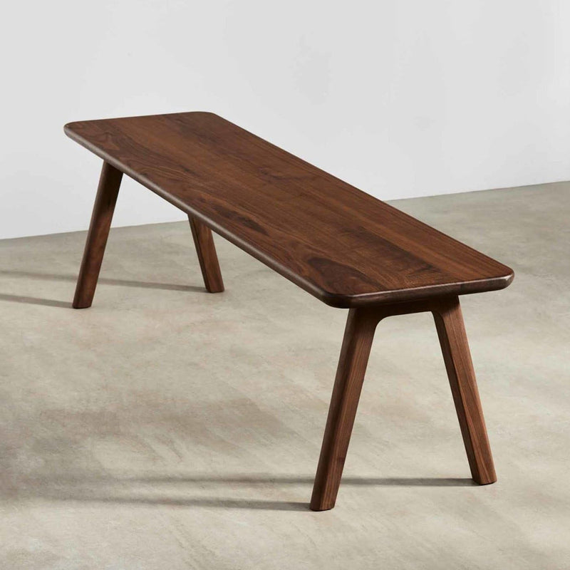 Living Room Benches | Wooden Upholstered Seating for Home and Office | Solid Wood Bench for Dining Table | Indo
