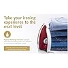 USHA Goliath 1200Watt Dry Iron with 1.8m Long Swivel Cord | Double Coat Golden Non Stick Soleplate for Longer Durability | 360° Swivel Cord | 2 Years Warranty | (Maroon), 1200 watts, Plastic
